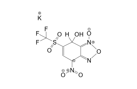 4-NITRO-6-TRIFLUOROMETHYLSULPHONYLBENZOFUROXANE, POTASSIUM HYDROXIDECOMPLEX