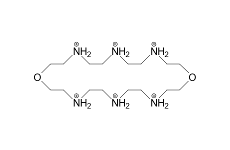 1,13-Dioxa-4,7,10,16,19,22-hexaaza-cyclotetracosane hexacation