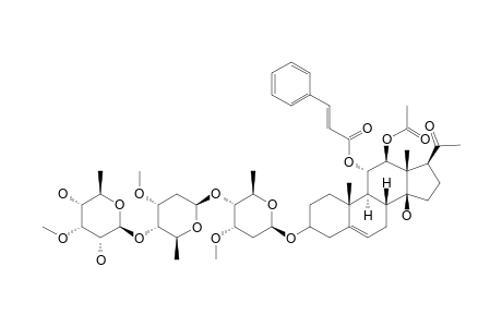 DREVOGENIN-C-3-O-3-O-METHYL-6-DEOXY-BETA-D-ALLOPYRANOSYL-(1->4)-BETA-D-CYMAROPYRANOSYL-(1->4)-BETA-D-CYMAROPYRANOSIDE