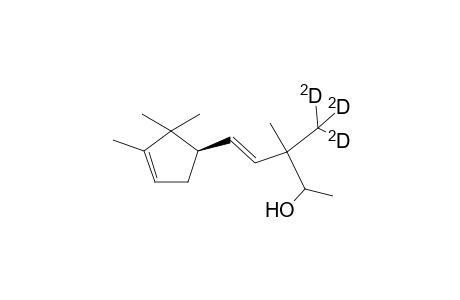 2-(Trideuteriomethyl)-3-methyl-5-[2',2',3'-Trimethylcyclopent-3'-en-1'-yl]pent-4-en-2-ol