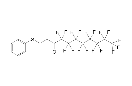 1-(2-Phenylthioethyl)perfluoronanone
