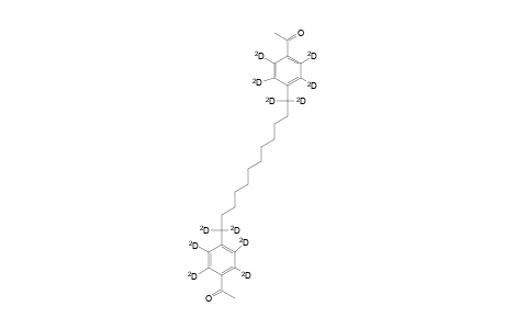 1-{1,1,12,12-tetradeutero-4-[12-(2,3,5,6-tetradeutero-4-acetylphenyl)dodecyl]2,3,5,6-tetradeutero-phenyl}ethanone