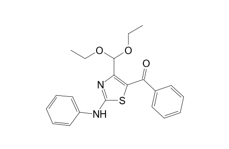 2-Phenylamino-4-(diethoxy)methyl-5-benzoylthiazole