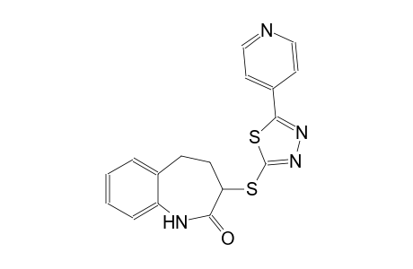 2H-1-benzazepin-2-one, 1,3,4,5-tetrahydro-3-[[5-(4-pyridinyl)-1,3,4-thiadiazol-2-yl]thio]-
