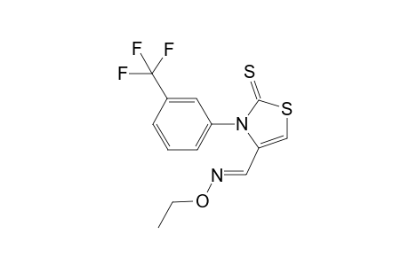 s-cis (4-1'')-2-Thioxo-3-(3-trifluormethylphenyl)-2,3-dihydrothiazol-4-carbaldehyd-O-ethyloxime
