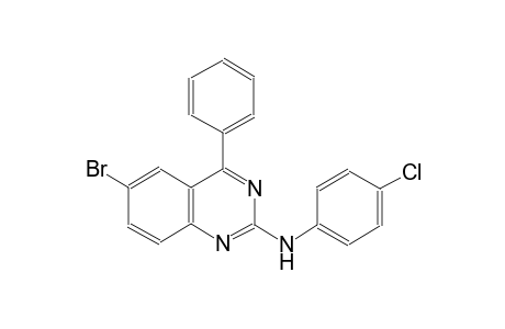 2-quinazolinamine, 6-bromo-N-(4-chlorophenyl)-4-phenyl-