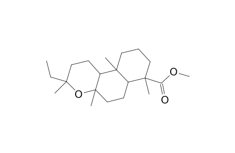 1H-Naphtho[2,1-b]pyran-7-carboxylic acid, 3-ethyldodecahydro-3,4a,7,10a-tetramethyl-, methyl ester, [3S-(3.alpha.,4a.beta.,6a.alpha.,7.beta.,10a.beta.,10b.alpha.)]-