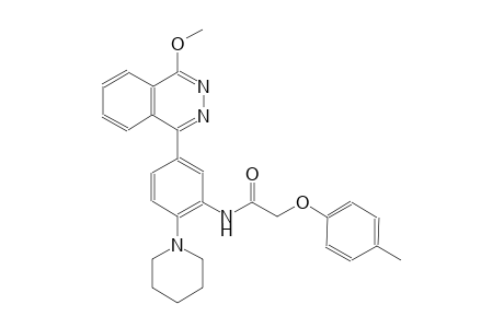 N-[5-(4-methoxy-1-phthalazinyl)-2-(1-piperidinyl)phenyl]-2-(4-methylphenoxy)acetamide