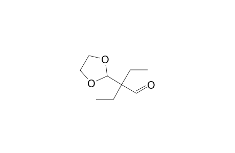 2-(1,3-dioxolan-2-yl)-2-ethyl-butanal
