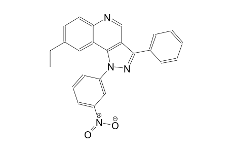 8-ethyl-1-(3-nitrophenyl)-3-phenyl-1H-pyrazolo[4,3-c]quinoline