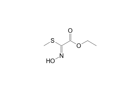 (2Z)-2-hydroximino-2-(methylthio)acetic acid ethyl ester