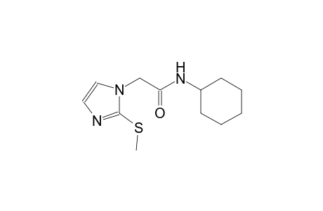 N-cyclohexyl-2-[2-(methylsulfanyl)-1H-imidazol-1-yl]acetamide