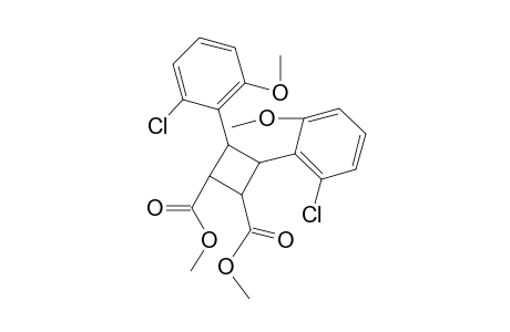 Dimethyl 2,2'-dichloro-6,6'-dimethoxy-.beta.-truxinate
