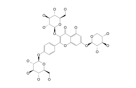 KAEMPFEROL-3,4'-DI-O-GLUCOPYRANOSYL-7-O-XYLOPYRANOSIDE