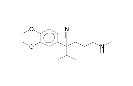 2-(3,4-Dimethoxyphenyl)-2-isopropyl-5-(methylamino)pentanenitrile