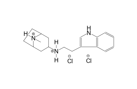 3-{[2-(1H-indol-3-yl)ethyl]ammonio}-8-methyl-8-azoniabicyclo[3.2.1]octane dichloride