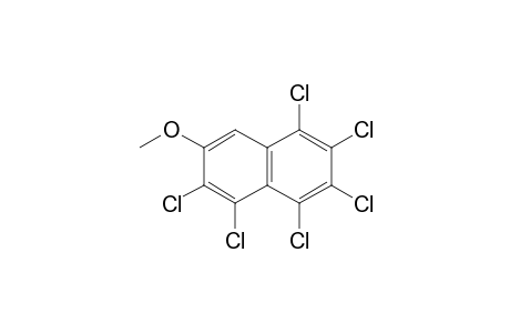 1,2,3,4,5,6-Hexachloro-7-methoxynaphthalene