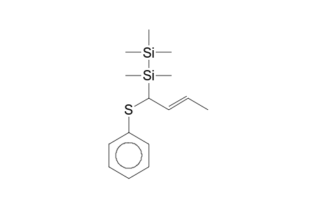 2-Butene, 1-(phenylthio)-1-(pentamethyldisilanyl)-