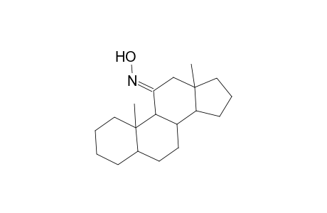 Androstan-11-one, oxime, (5.alpha.)-