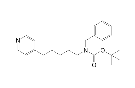 1,1-Dimethylethyl (Phenylmethyl)[5-(4-pyridinyl)pentyl]carbamate