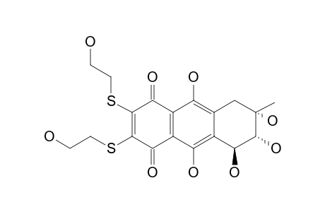 6,7-BIS-(2'-HYDROXYETHYLTHIO)-6-DEMETOXY-BOSTRYCIN
