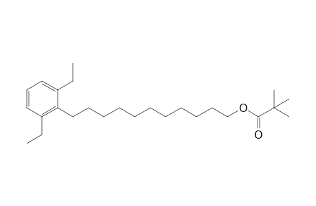11-(2,6-diethylphenyl)undecyl pivalate