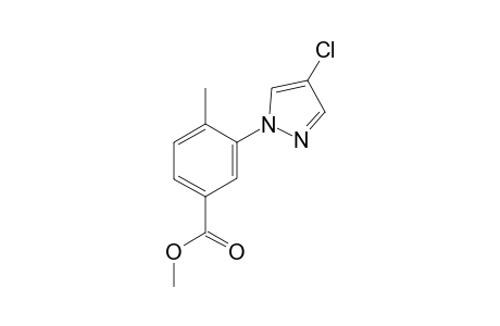 methyl 3-(4-chloropyrazol-1-yl)-4-methyl-benzoate