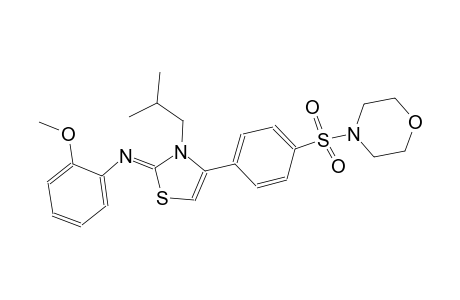 N-((2Z)-3-isobutyl-4-[4-(4-morpholinylsulfonyl)phenyl]-1,3-thiazol-2(3H)-ylidene)-2-methoxyaniline