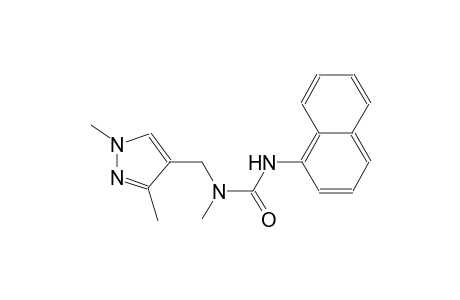 N-[(1,3-dimethyl-1H-pyrazol-4-yl)methyl]-N-methyl-N'-(1-naphthyl)urea