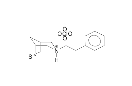 7-PHENETHYL-1-THIA-7-AZABICYCLO[3.3.1]NONANE HYDROPERCHLORATE