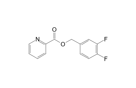 2-Pyridinecarboxylic acid, 3,4-difluorobenzyl ester