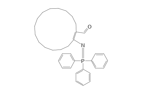 2-(Triphenylphosphoranylideneamino)cyclohexadec-1-enecarbaldehyde