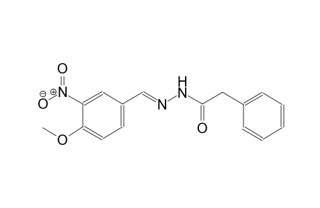 benzeneacetic acid, 2-[(E)-(4-methoxy-3-nitrophenyl)methylidene]hydrazide