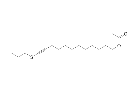 12-(propylthio)dodec-11-ynyl acetate