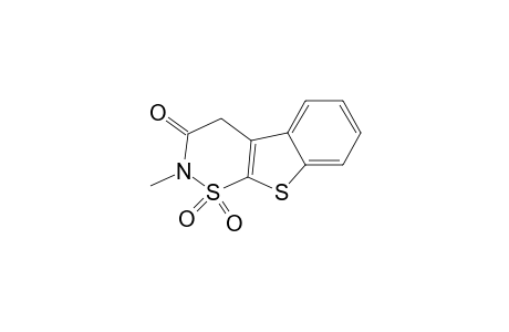 1,1-Diketo-2-methyl-4H-benzothiopheno[3,2-e]thiazin-3-one