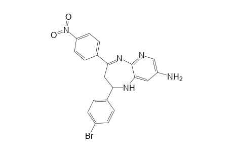 8-Amino-2-(4"-bromophenyl)-4-(nitrophenyl)-2,3-dihydro-1H-pyrido[2,3-b][1,4]diazepine