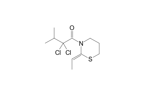 3-(2,2-dichloro-3-methylbutanoyl)-2-ethyliden-1,3-thiazinane
