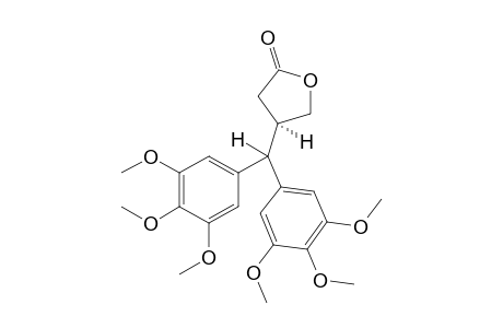 (4R)-4-[bis(3,4,5-trimethoxyphenyl)methyl]dihydro-2(3H)-furanone
