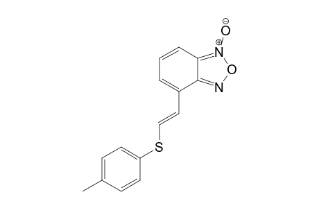 5E-[2-(4-methylphenylthio)vinyl]benzo[1,2-c]1,2,5-oxadiazole N-oxide