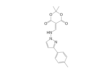 5-{3'-[(4"-Methylphenyl)pyrazolyl]amino}methylene-2,2-dimethyl-1,3-dioxane-4,6-dione