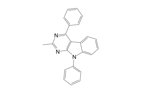 2-METHYL-4,9-DIPHENYL-9-H-PYRIMIDO-[4.5-B]-INDOLE