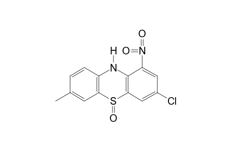 3-CHLORO-7-METHYL-1-NITROPHENOTHIAZINE, 5-OXIDE