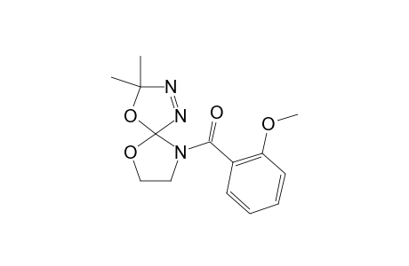 3,4,9-TRIAZA-9-(2-METHOXYBENZOYL)-2,2-DIMETHYL-1,6-DIOXASPIRO-[4.4]-NON-3-ENE;MAJOR-ISOMER