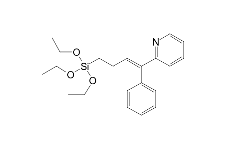 (E)-1-Phenyl-1-pyridyl-4-triethoxysilylbut-1-ene
