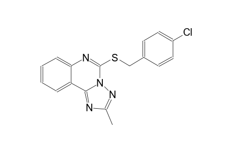 [1,2,4]triazolo[1,5-c]quinazoline, 5-[[(4-chlorophenyl)methyl]thio]-2-methyl-