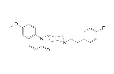 N-(1-[2-(4-Fluorophenyl)ethyl]piperidin-4-yl)-N-(4-methoxyphenyl)prop-2-enamide