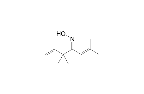 3,3,6-Trimethylhepta-1,5-dien-4-one-Oxime