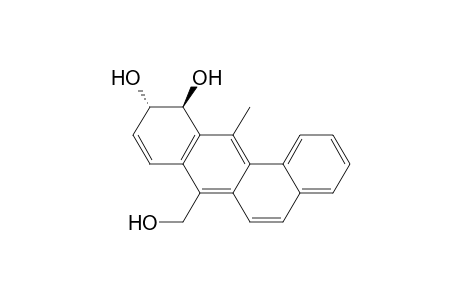 (10S,11S)-12-methyl-7-methylol-10,11-dihydrobenz[a]anthracene-10,11-diol