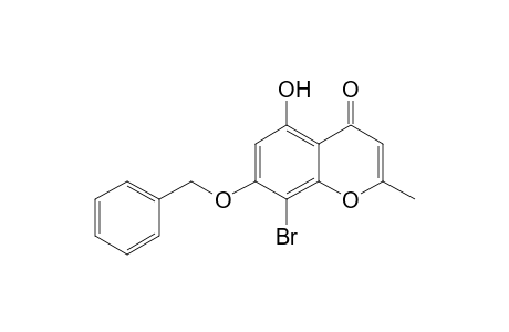 7-(Benzyloxy)-8-bromo-5-hydroxy-2-methyl-4H-1-benzopyran-4-one