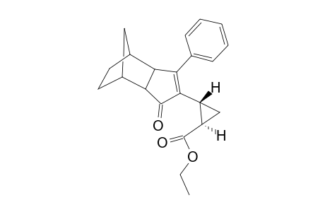 Ethyl (1RS,2 RS,2' SR,6' RS)-trans-2-( 5'-oxo-3'-phenyltricyclo[5.2.1.0(2,6)]dec-3'-en-4'-yl] cyclopropanecarboxylate